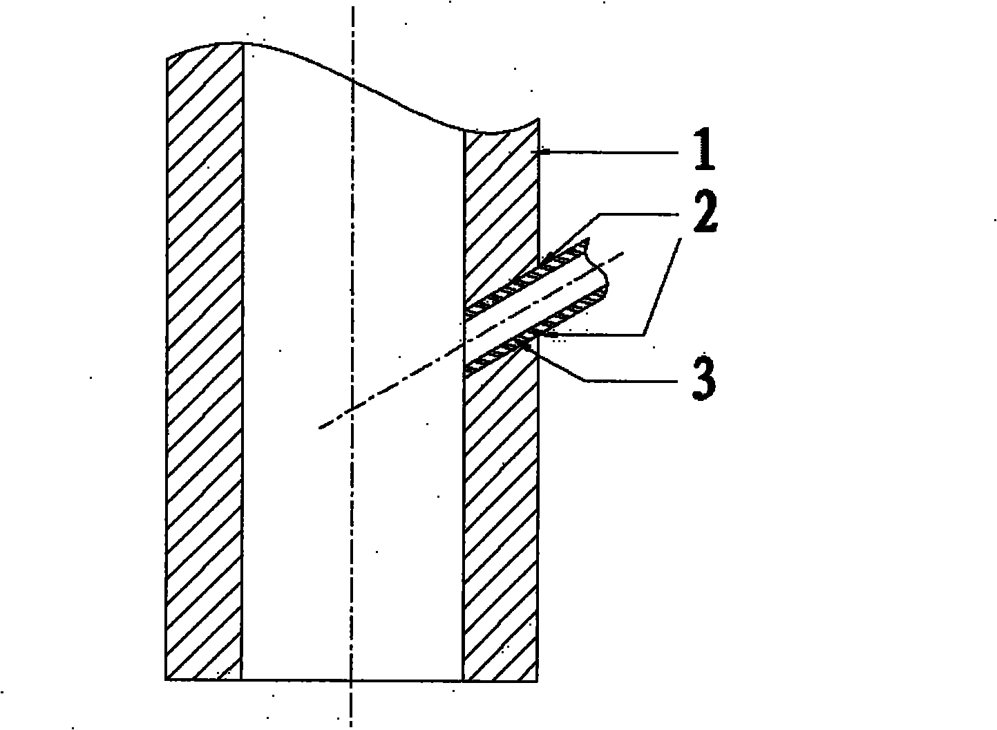 RH injection refining device and application thereof