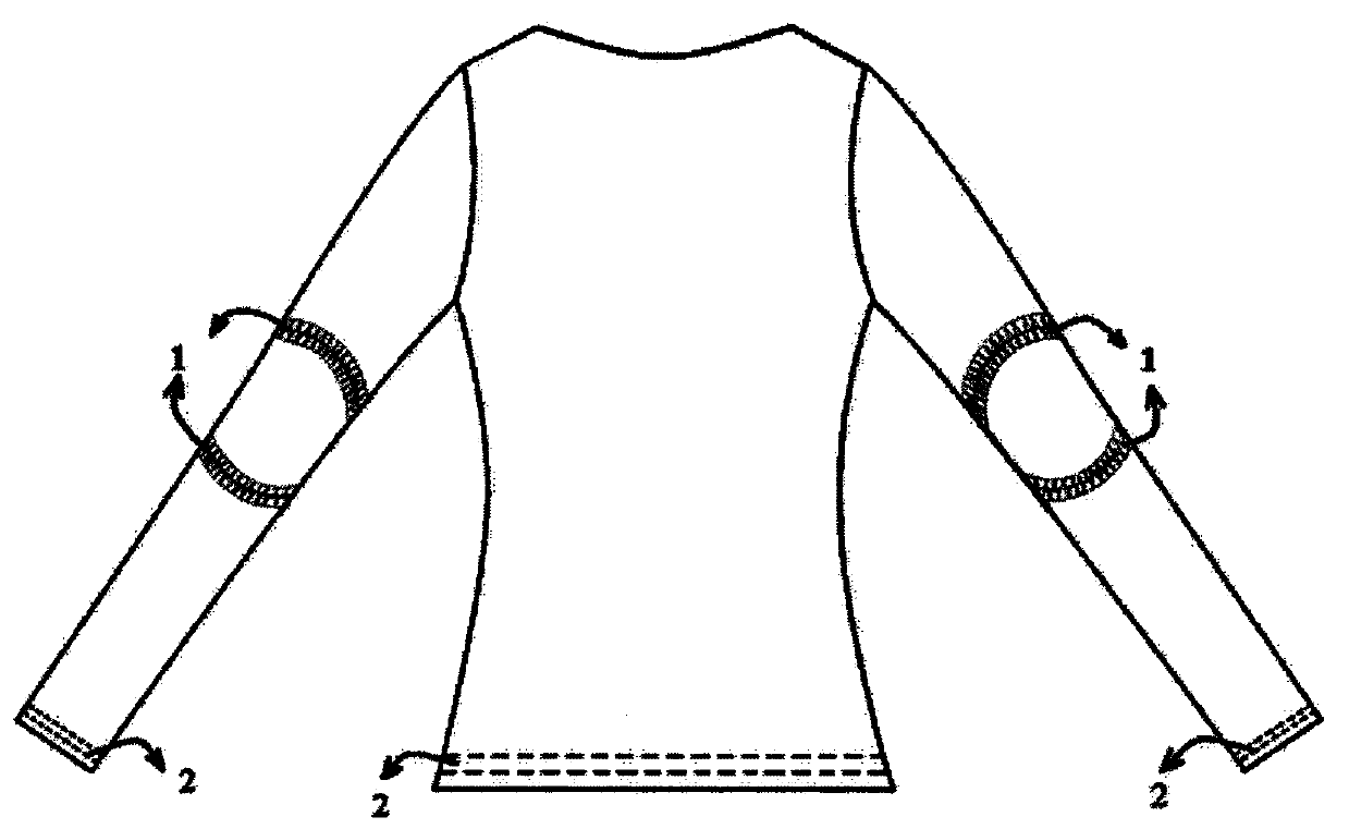 Double-layer-structure warm keeping knitted undergarment and preparing method thereof