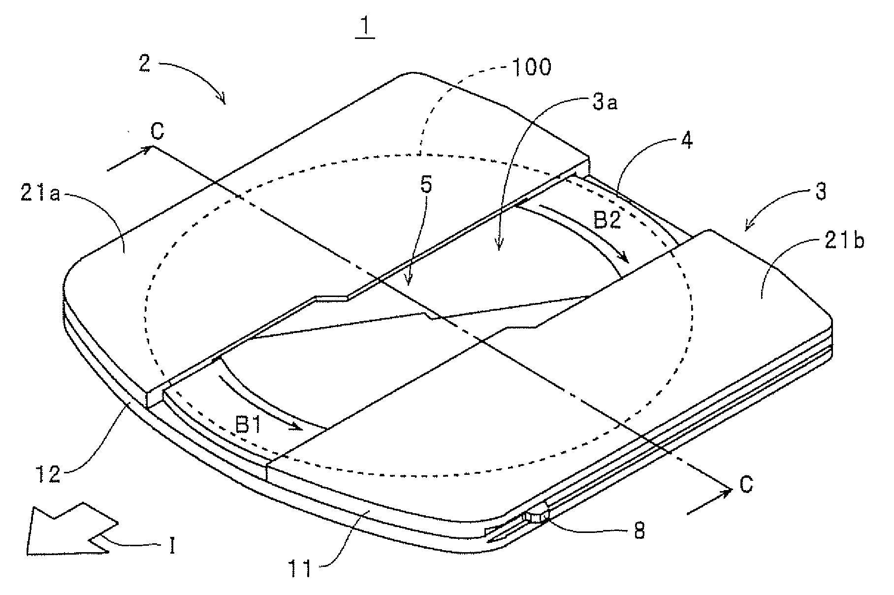 Cartridge case and information medium