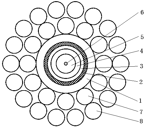 Photoelectric composite load-bearing detection cable