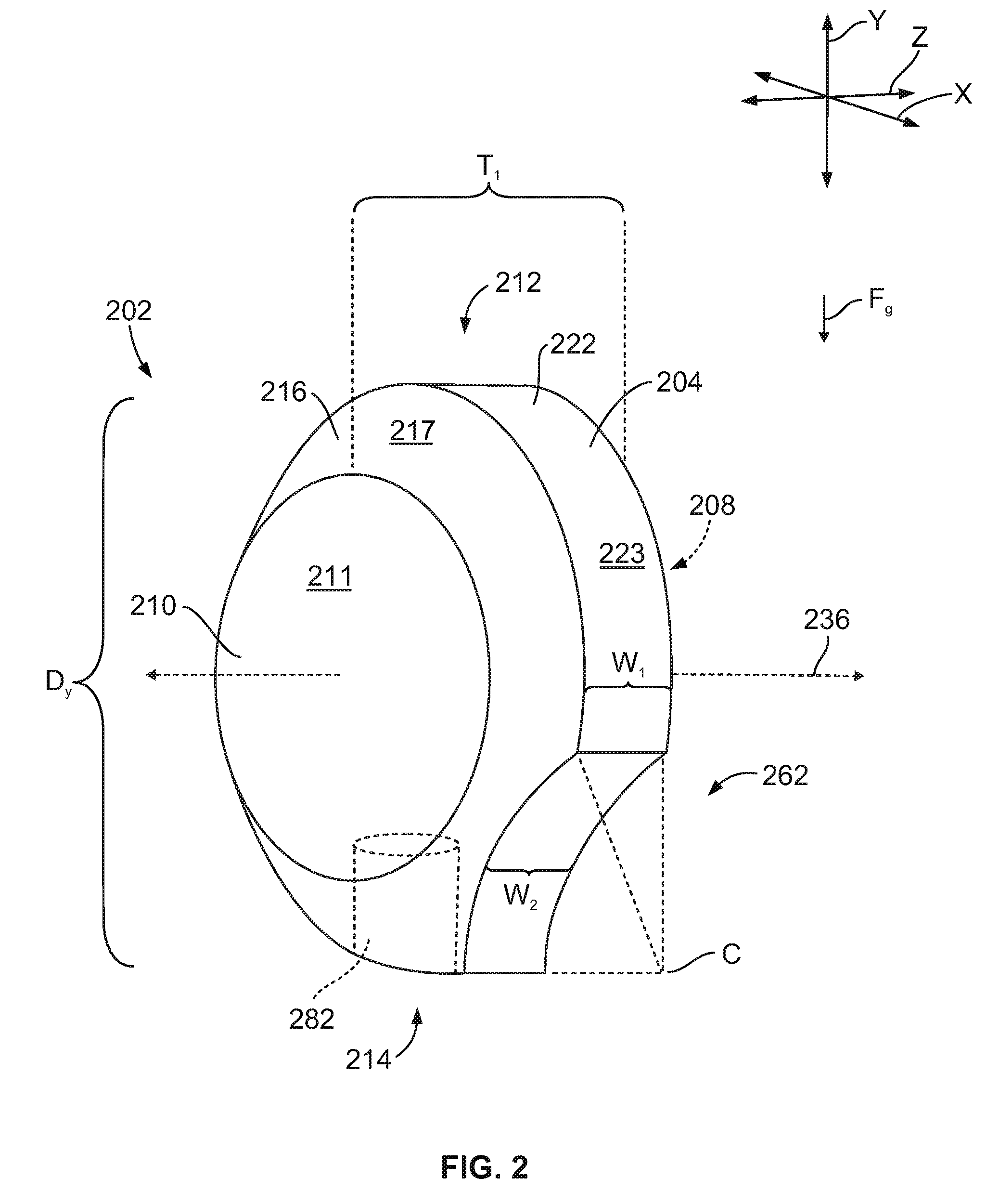 Isotope production system and cyclotron having reduced magnetic stray fields