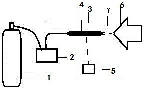 A simple device capable of real-time direct sample injection analysis of mass spectrometer and its application