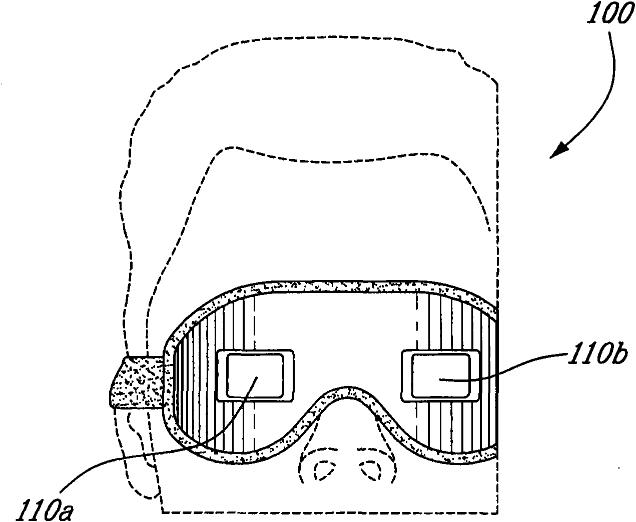 Head-mounted display apparatus for profiling system