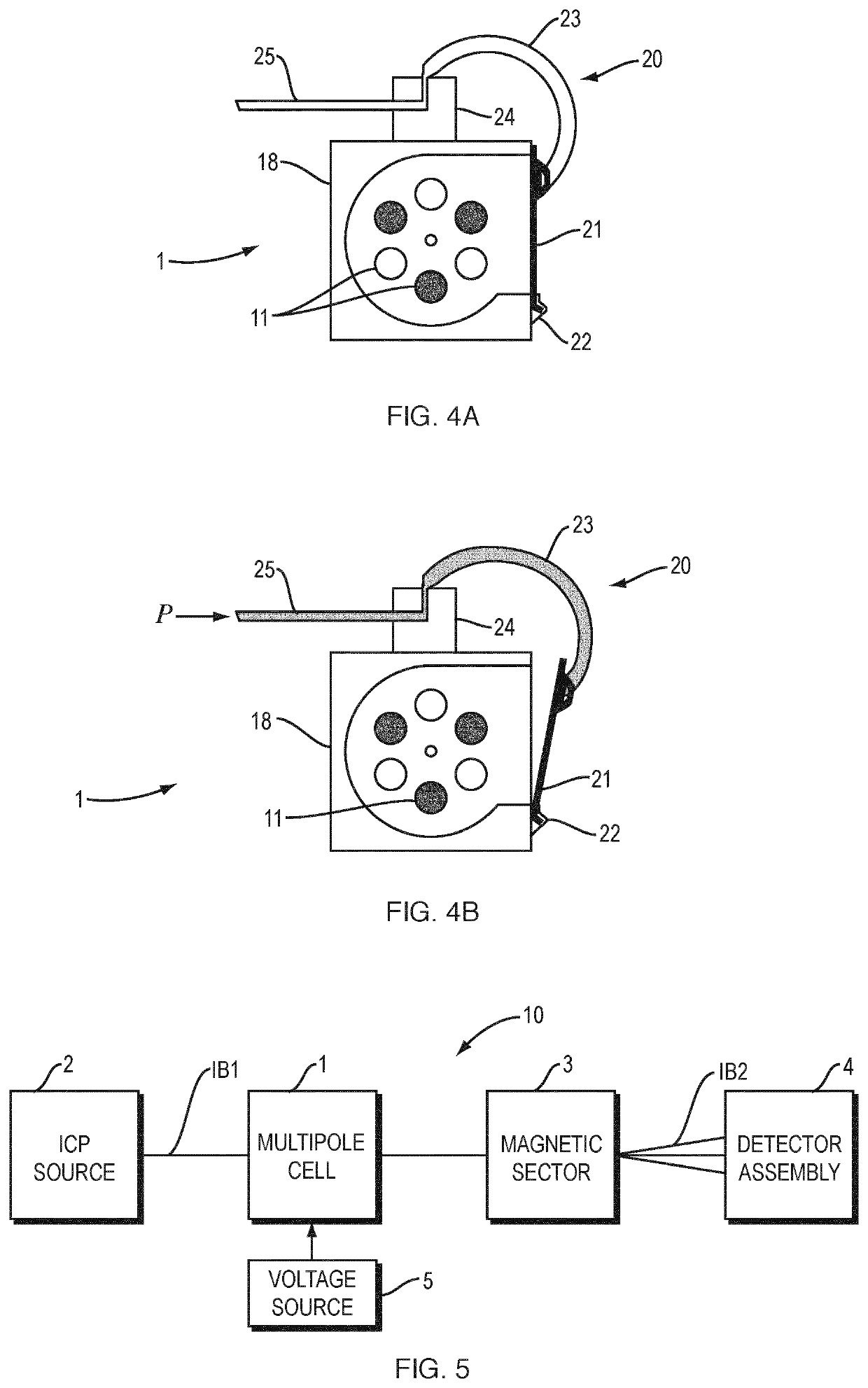 Gas valves for ion guides