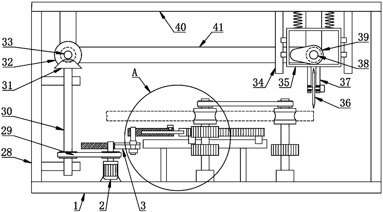 An adjustable equal-length steel pipe automatic cutting device