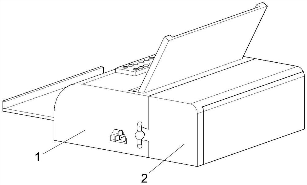 A printed electronic inkjet printer