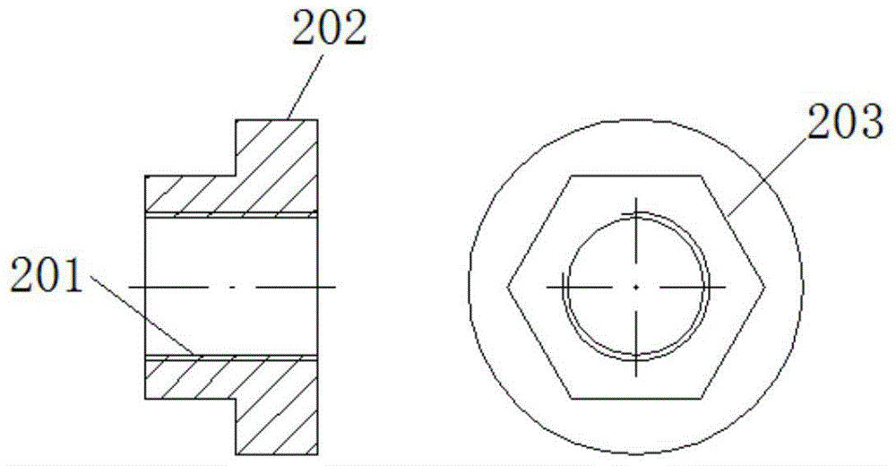 A high-precision deep-hole grinding mandrel with a plastic grinding body