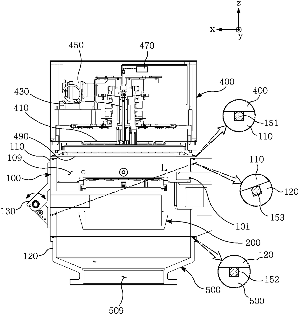 Semiconductor device including chamber unit