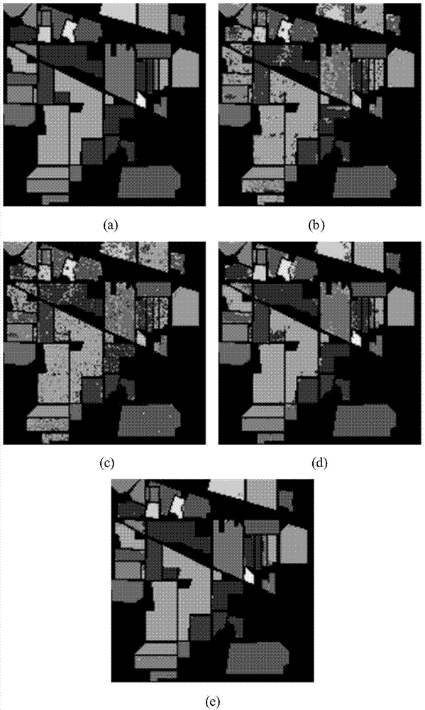 Hyperspectral image classification method based on spectrums and neighbourhood information dictionary learning