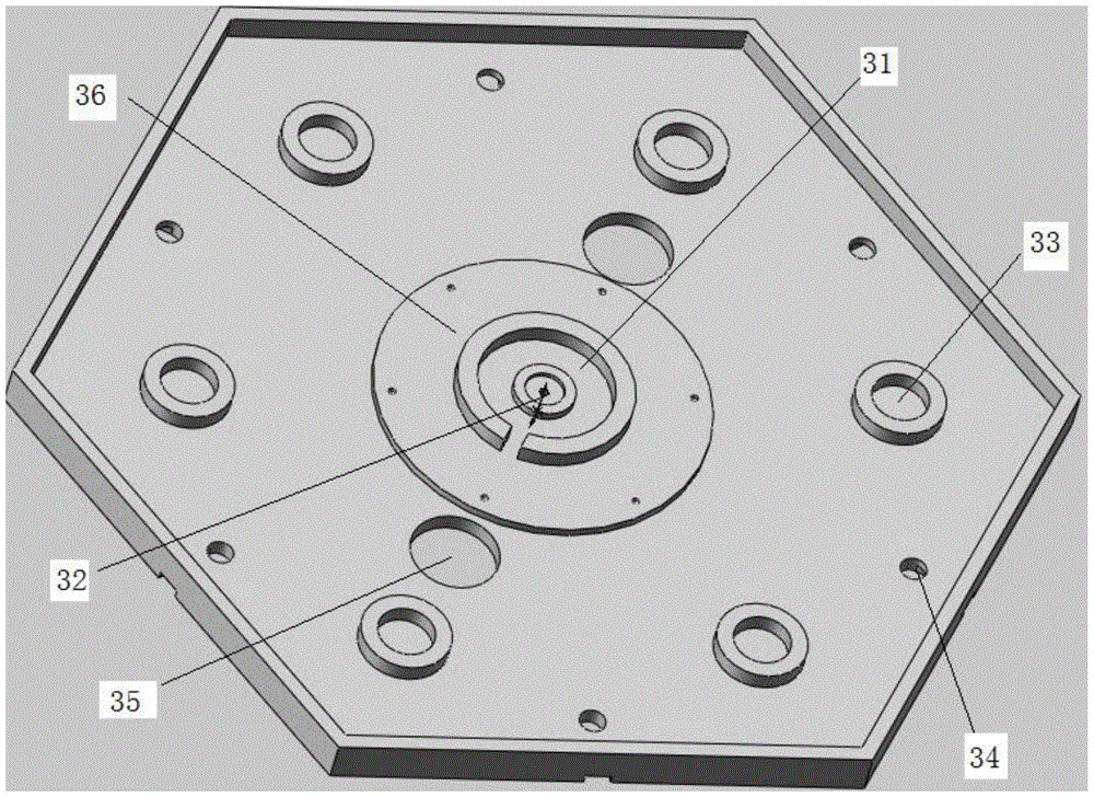 On-line detection device, detection unit and pressure sensor measurement method for grain storage