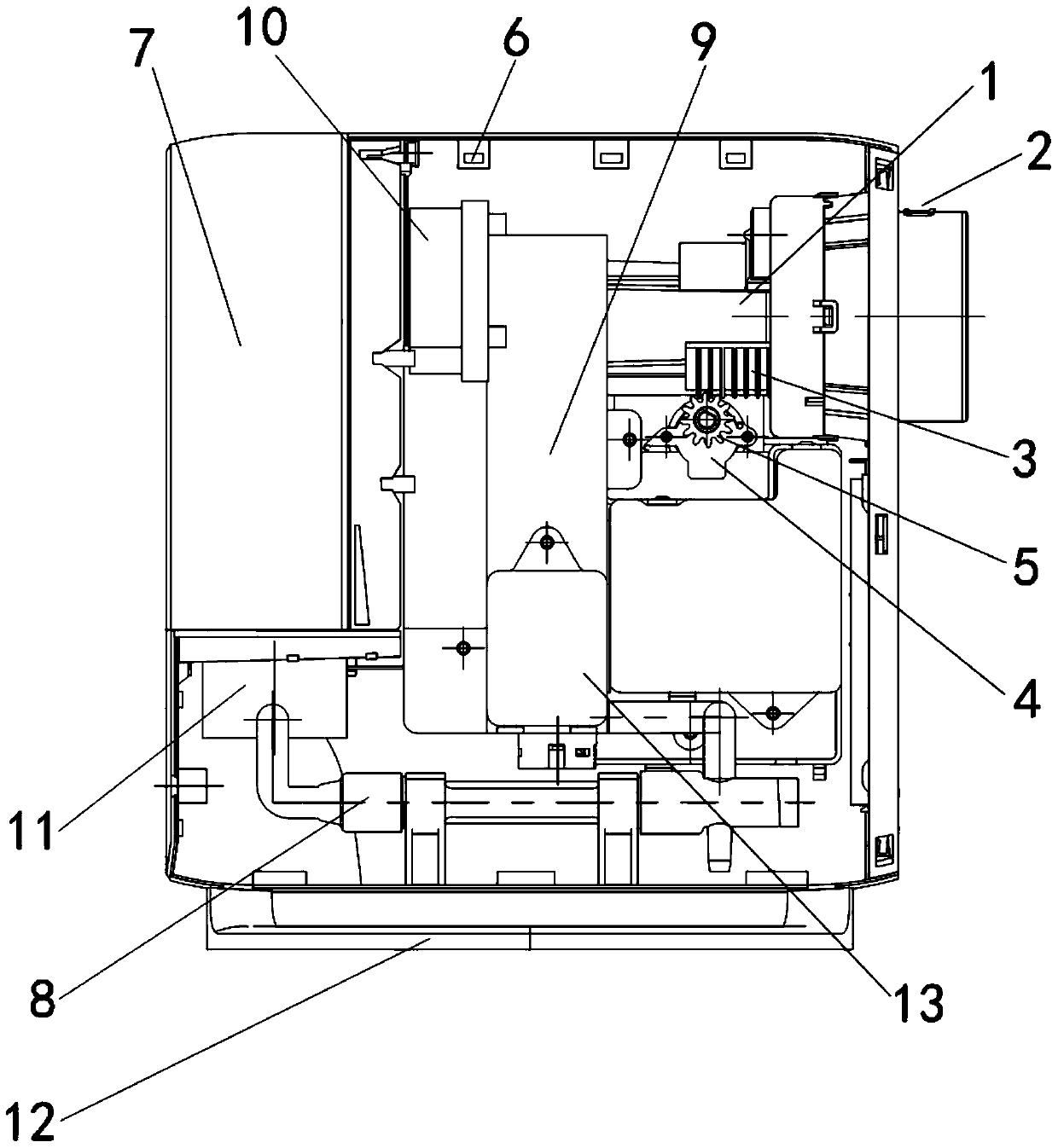 Nozzle structure and air sterilizer and humidifier containing same
