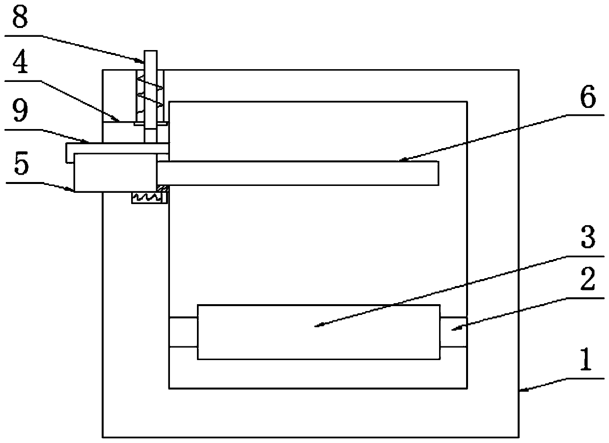 Powder spraying line heating device with heating pipe convenient to replace