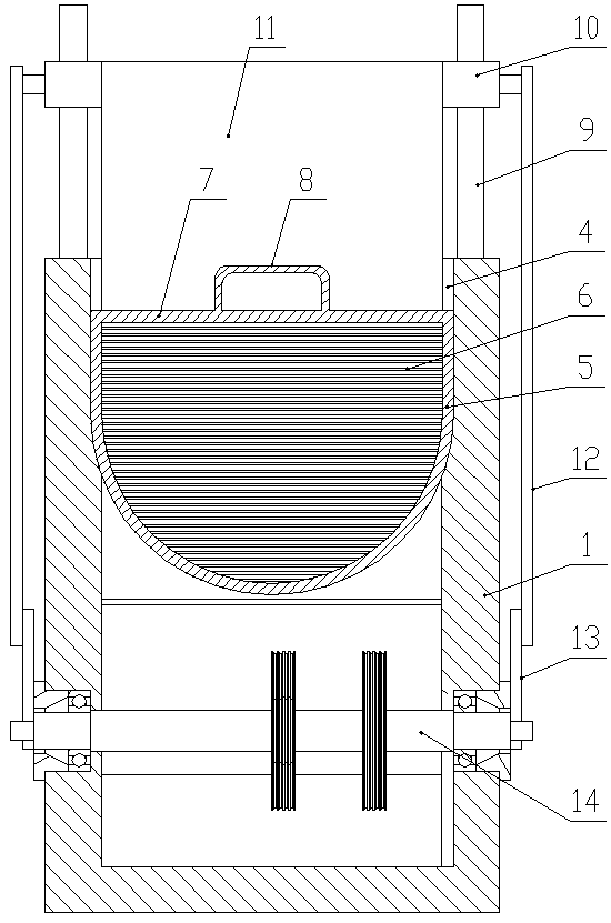 Vegetable foods slicing and slitting device and slicing and slitting method