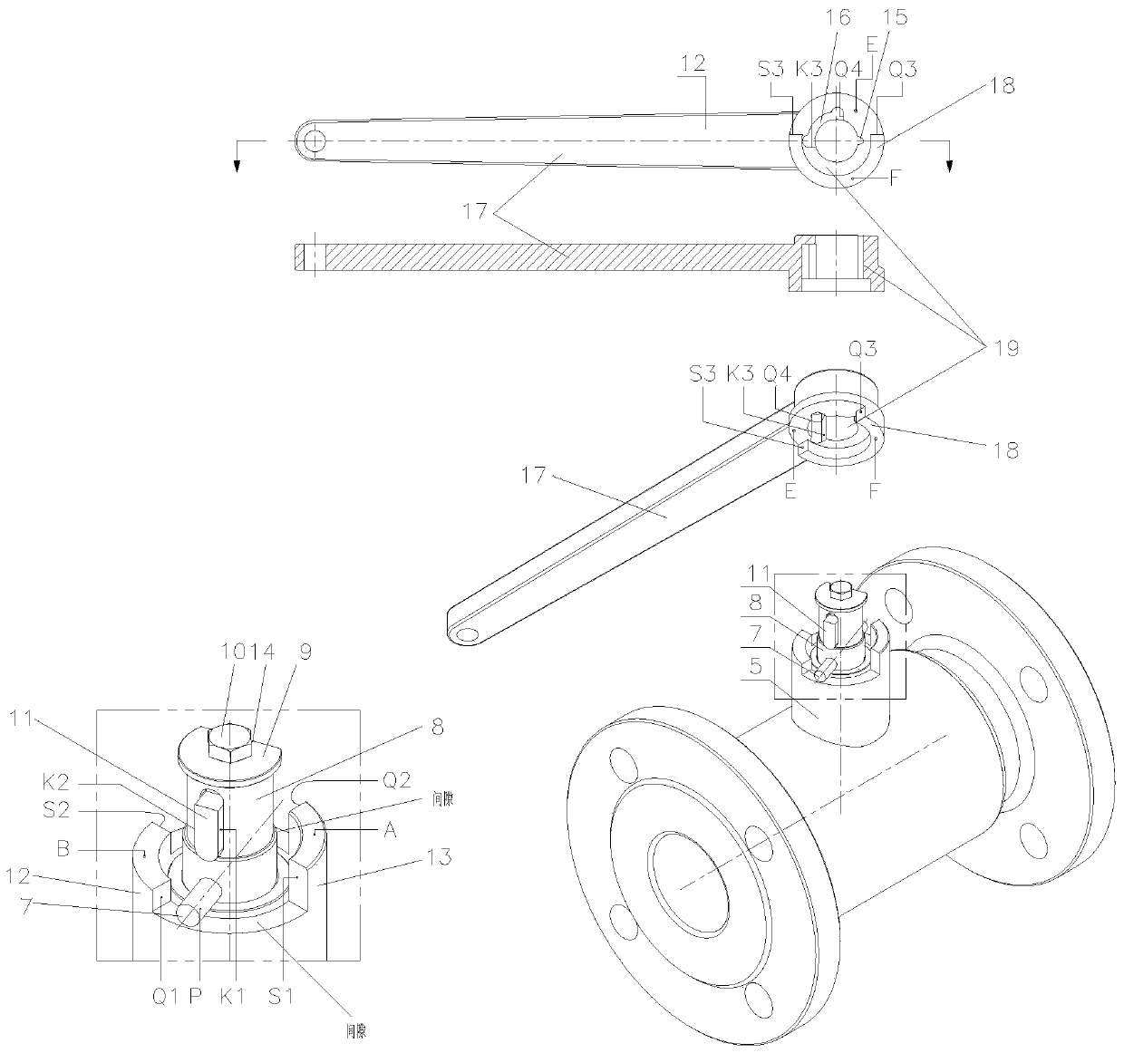 Self-locking valve and system