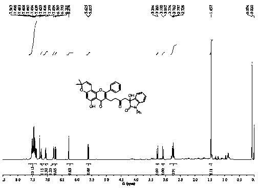 Morusin skeleton splicing convolutamydine A skeleton compound and its preparation method and application