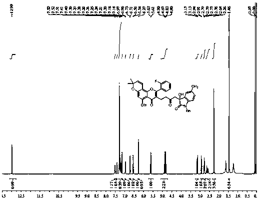 Morusin skeleton splicing convolutamydine A skeleton compound and its preparation method and application