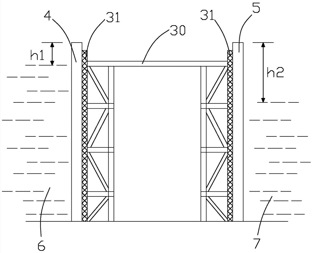 Water diversion pollutant flushing device for city watercourse and sewage treatment method thereof