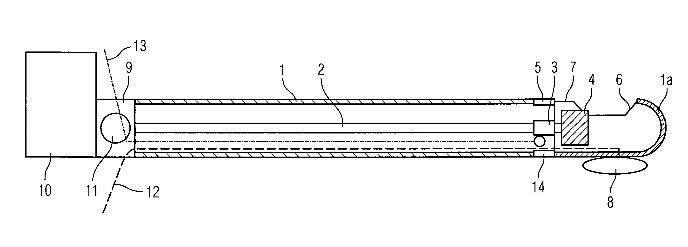 Device for applying and monitoring medical atherectomy