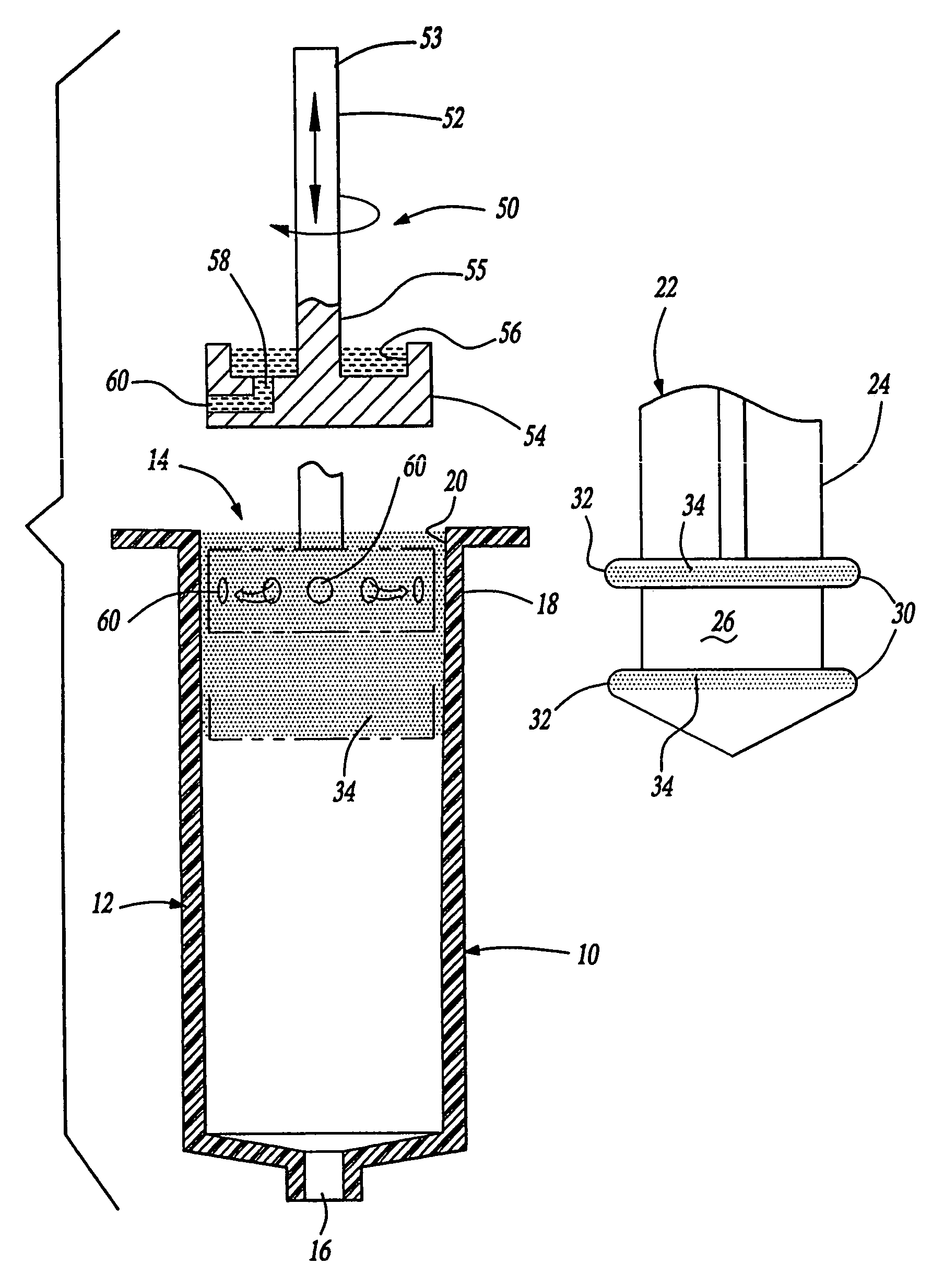 Localized lubrication of syringe barrels and stoppers