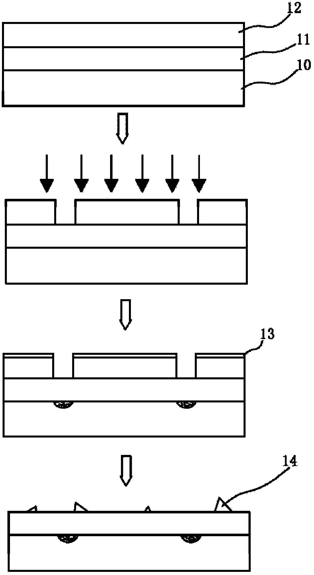 Photoresist removal method and semiconductor production method