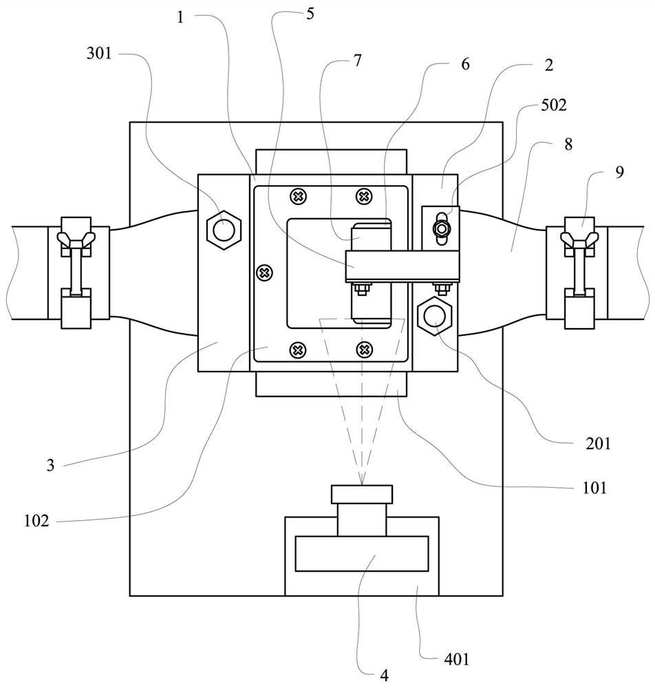 EGR one-way valve opening pressure and opening degree feedback detection device and method