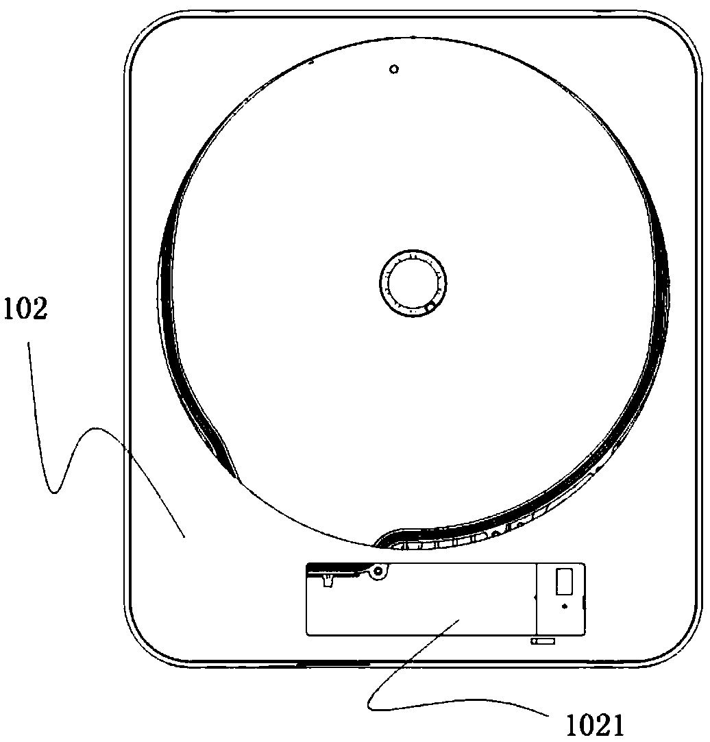 Wall-mounted clothes treatment appliance