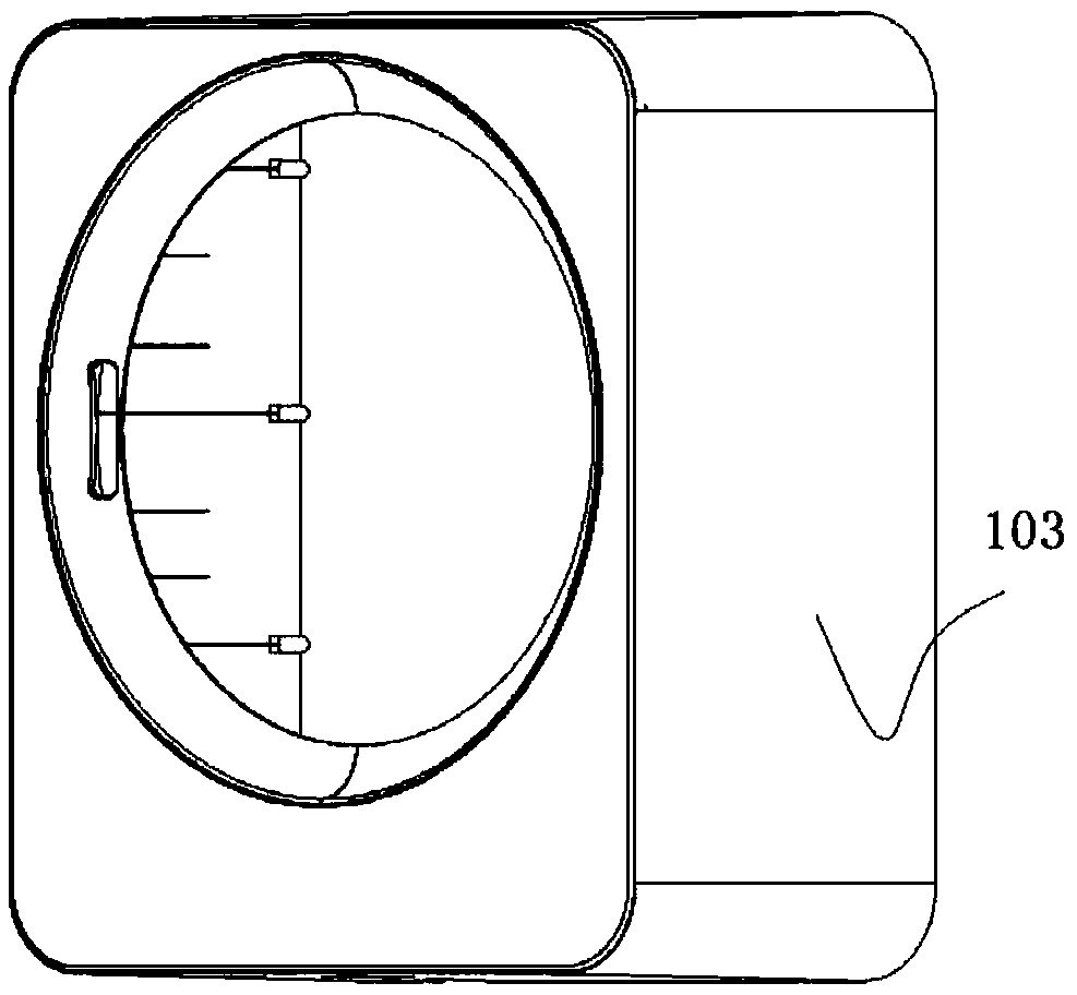 Wall-mounted clothes treatment appliance