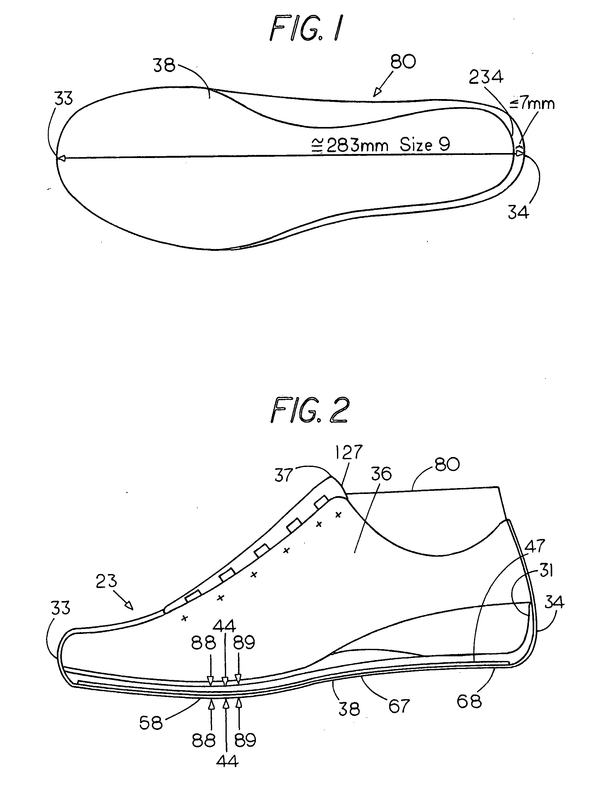 Custom article of footwear, method of making the same, and method of conducting retail and internet business