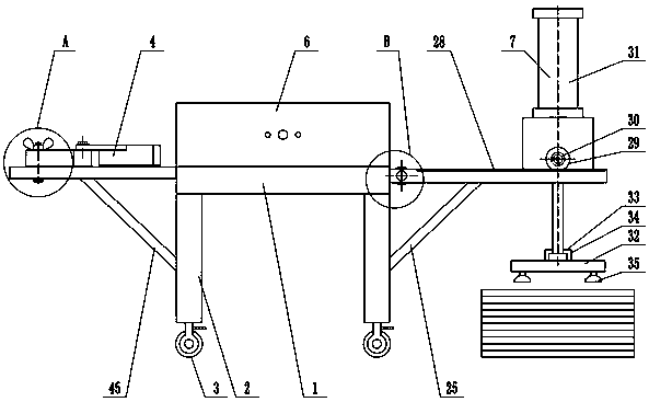Tile cutting device