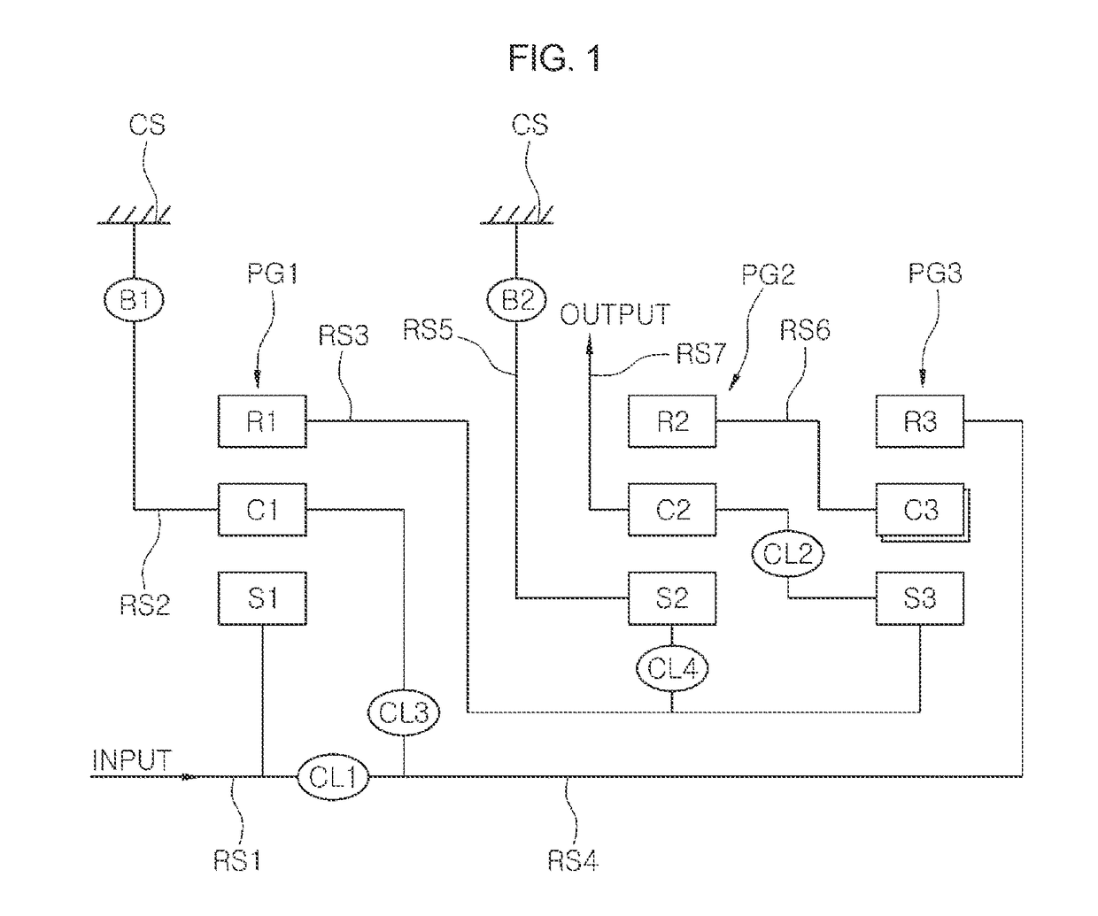 Multi stage transmission for vehicle