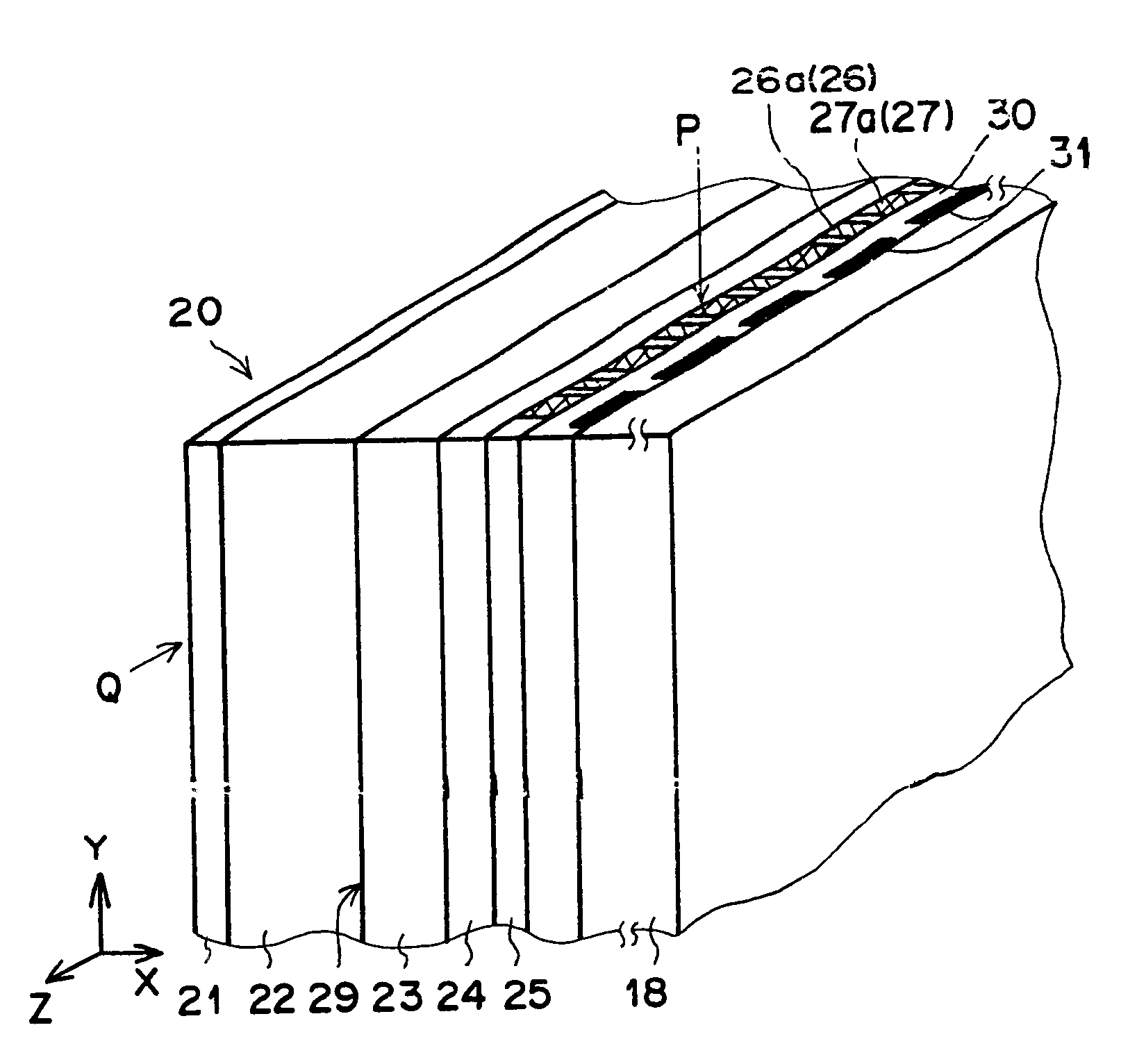 Image detector having photoconductive layer, linear electrodes transparent to reading light, and signal-readout electrodes shaded from reading light