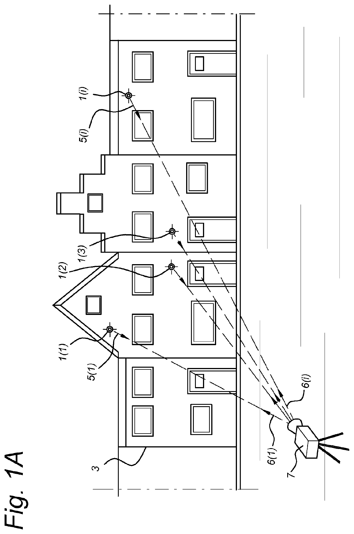 Method of and apparatus for monitoring positions on an object