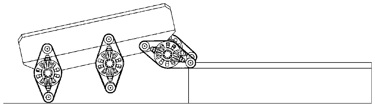 Planning and control method of a crawler-type unmanned vehicle on cliff obstacle road