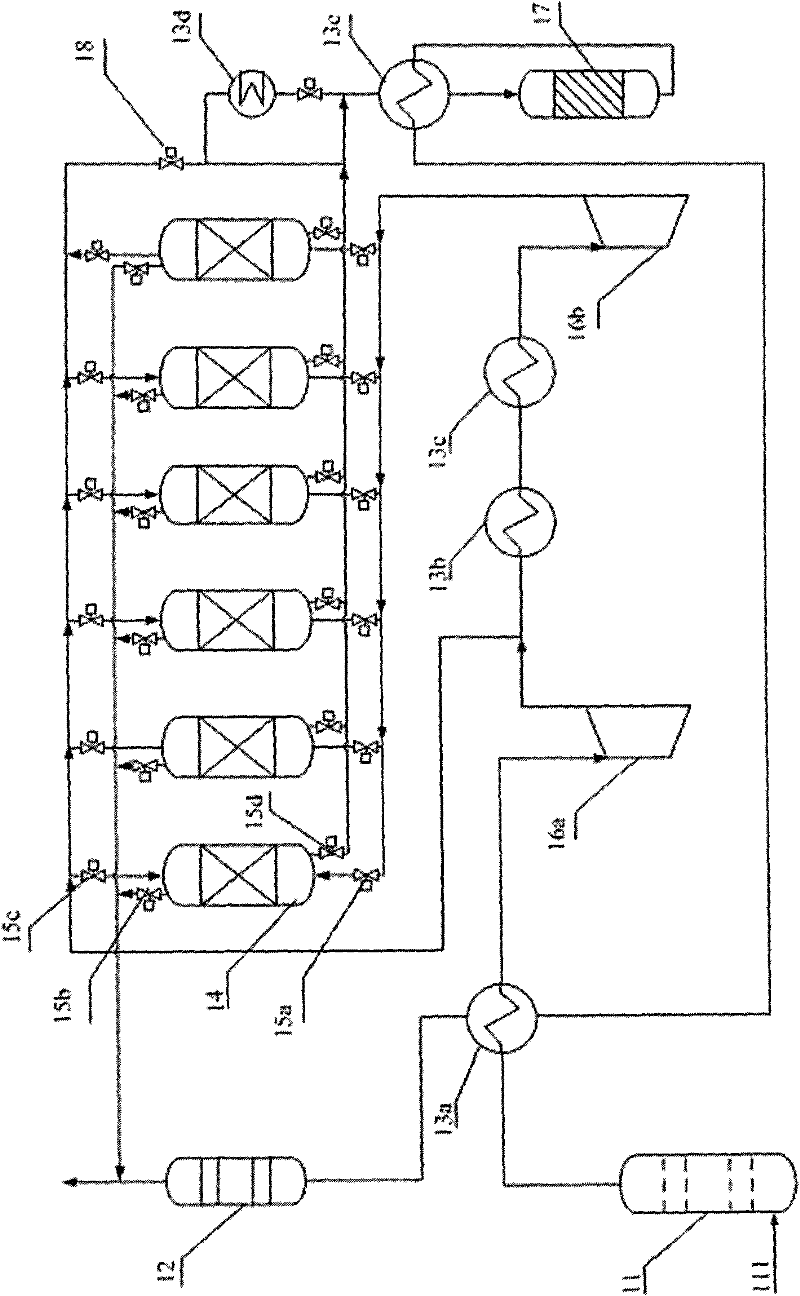 Method for treating organic matters in large-capacity industrial waste gas