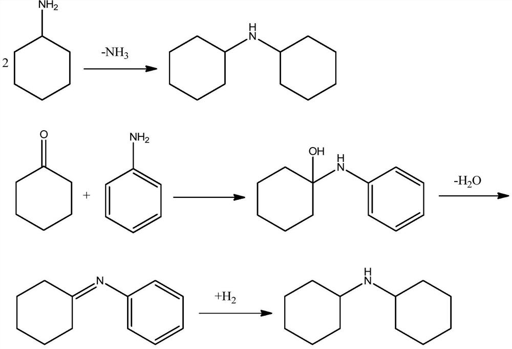 Process for co-production of cyclohexylamine and dicyclohexylamine and catalyst system for the process