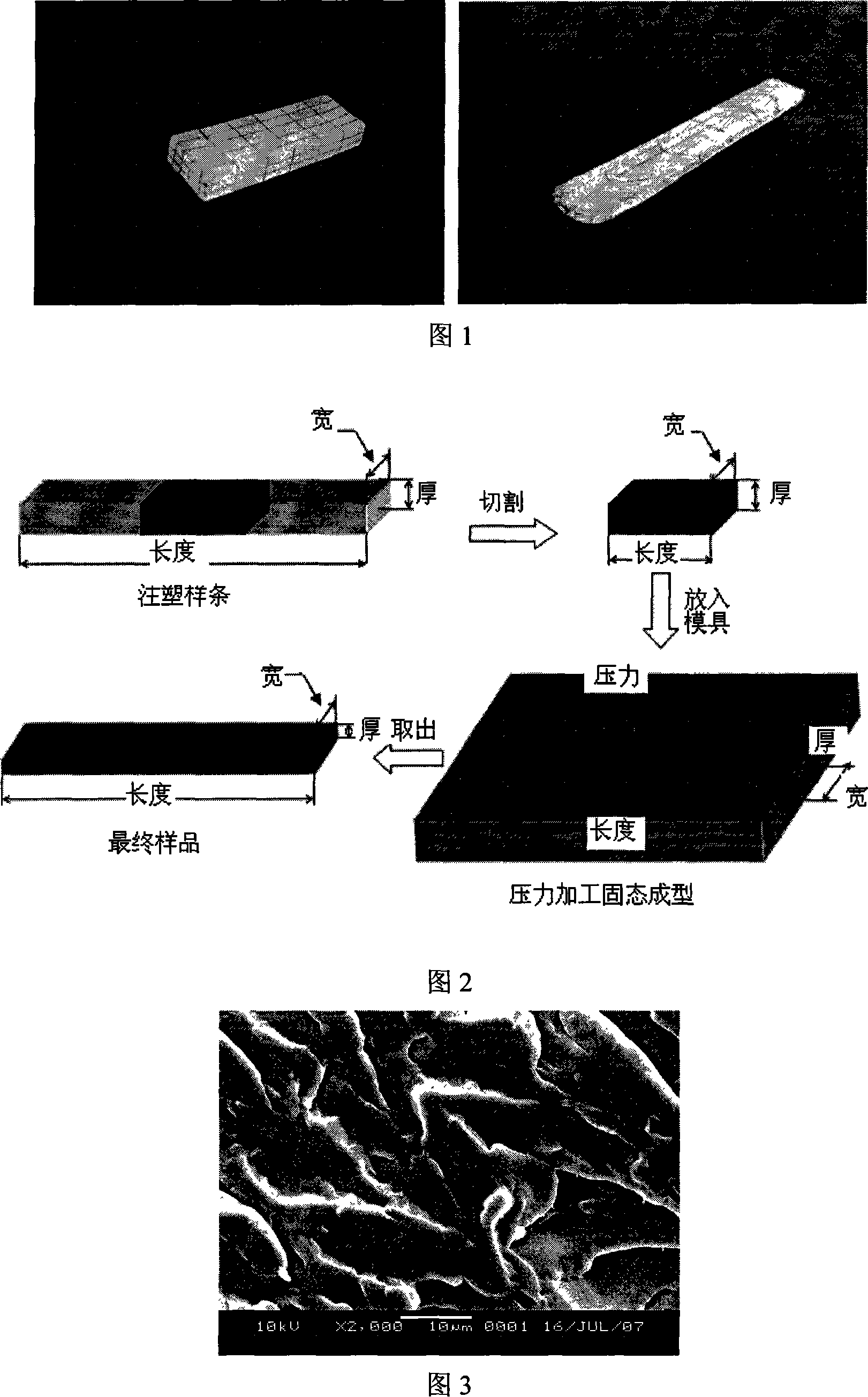 Method for improving polyglycol plasticization polylactic acid strength of materials capability by process