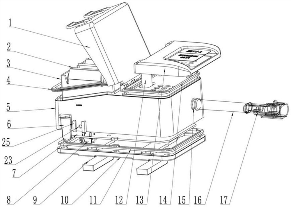 Monitoring system for cracks in wind turbine blades and bearings