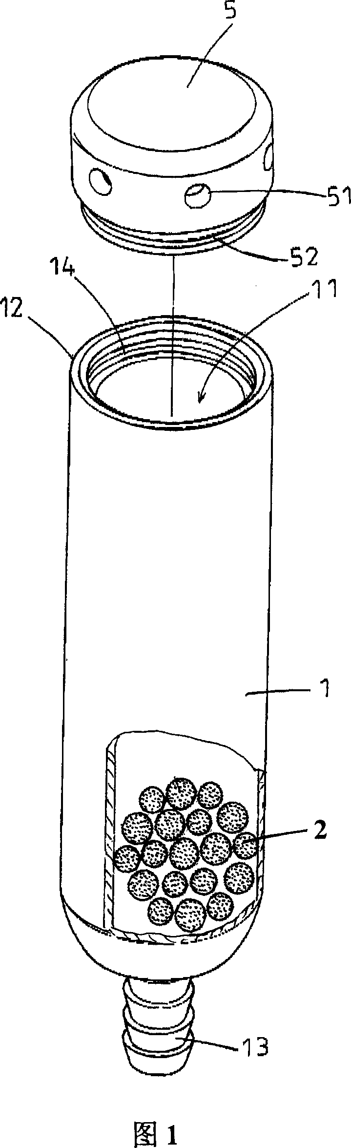 Air purifying combustion-supporting device