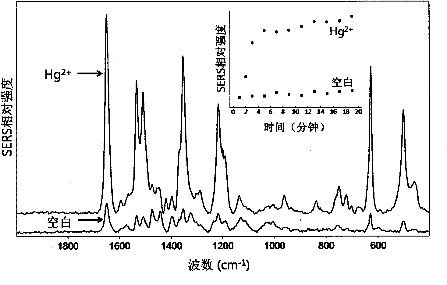 Mercury ion detection reagent and detection method