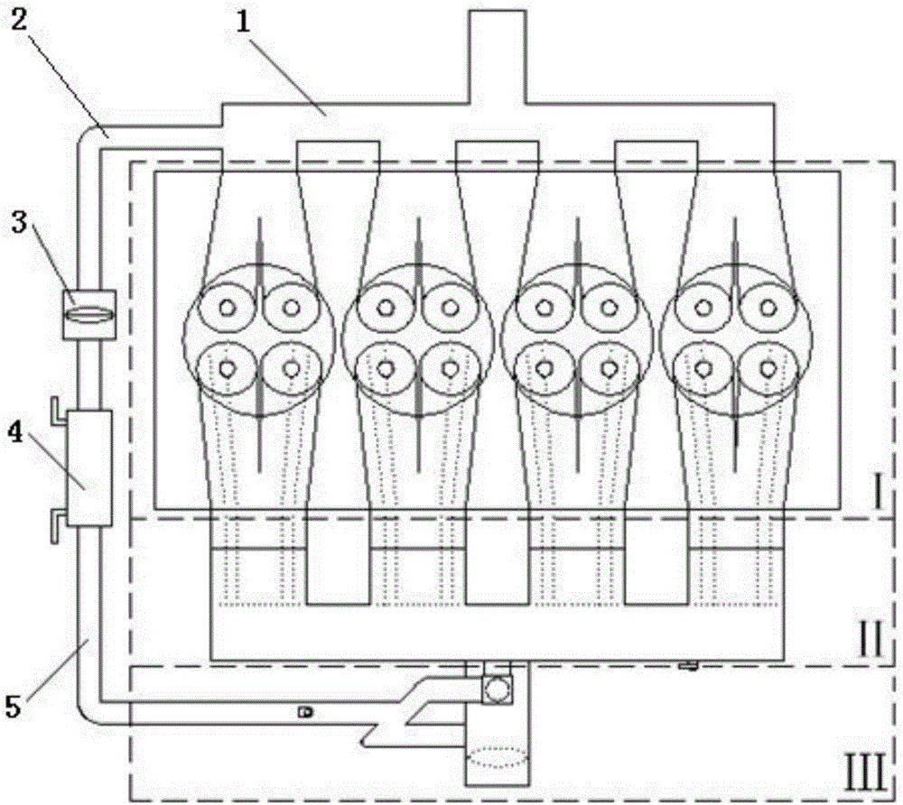 Gasoline engine egr stratified air intake system based on diversion plate