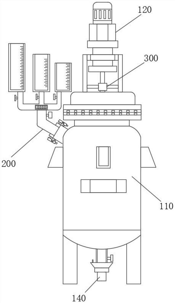 Reaction device for research and development of calcium stearate prepared by high-pressure method