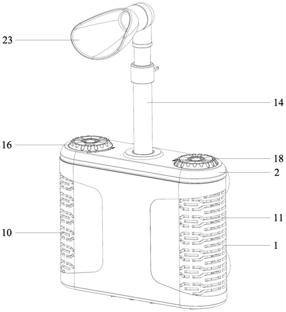 Multifunctional fish tank pneumatic filter