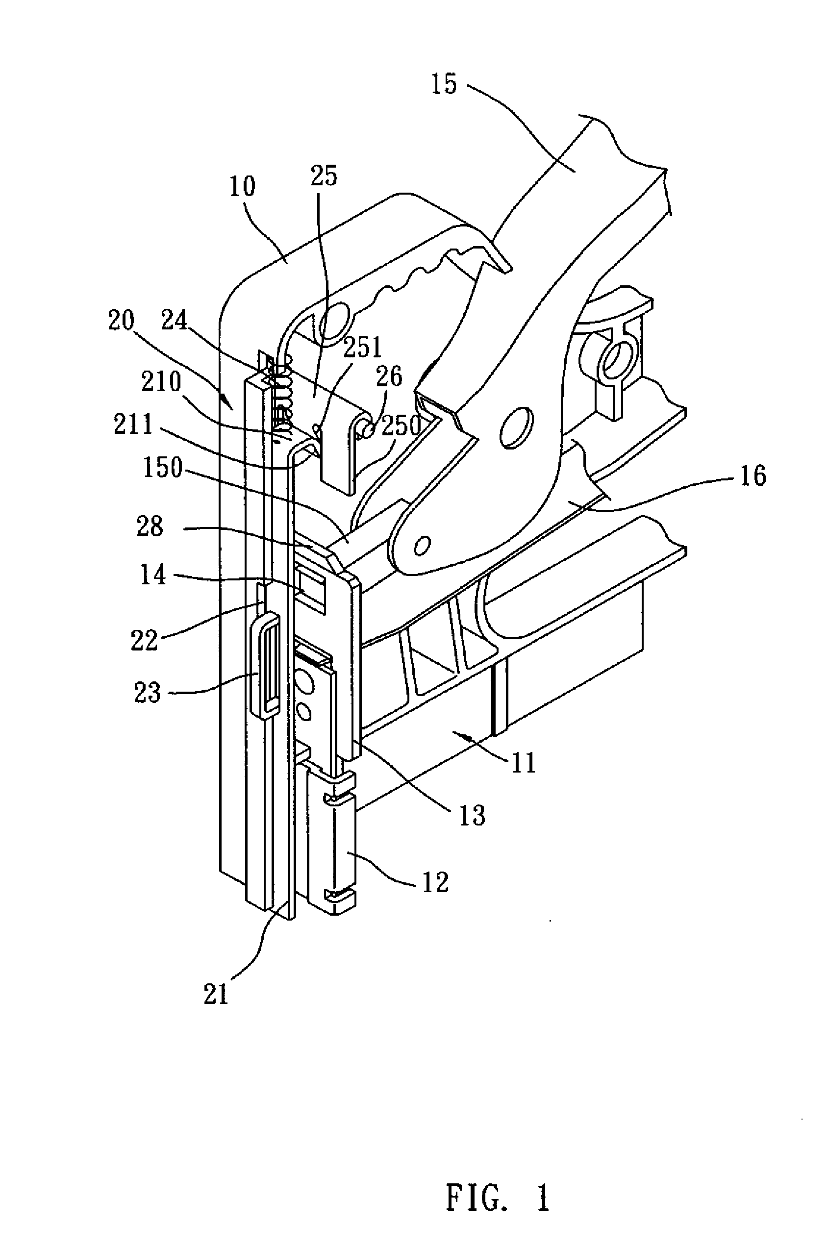 Safety of nailing device