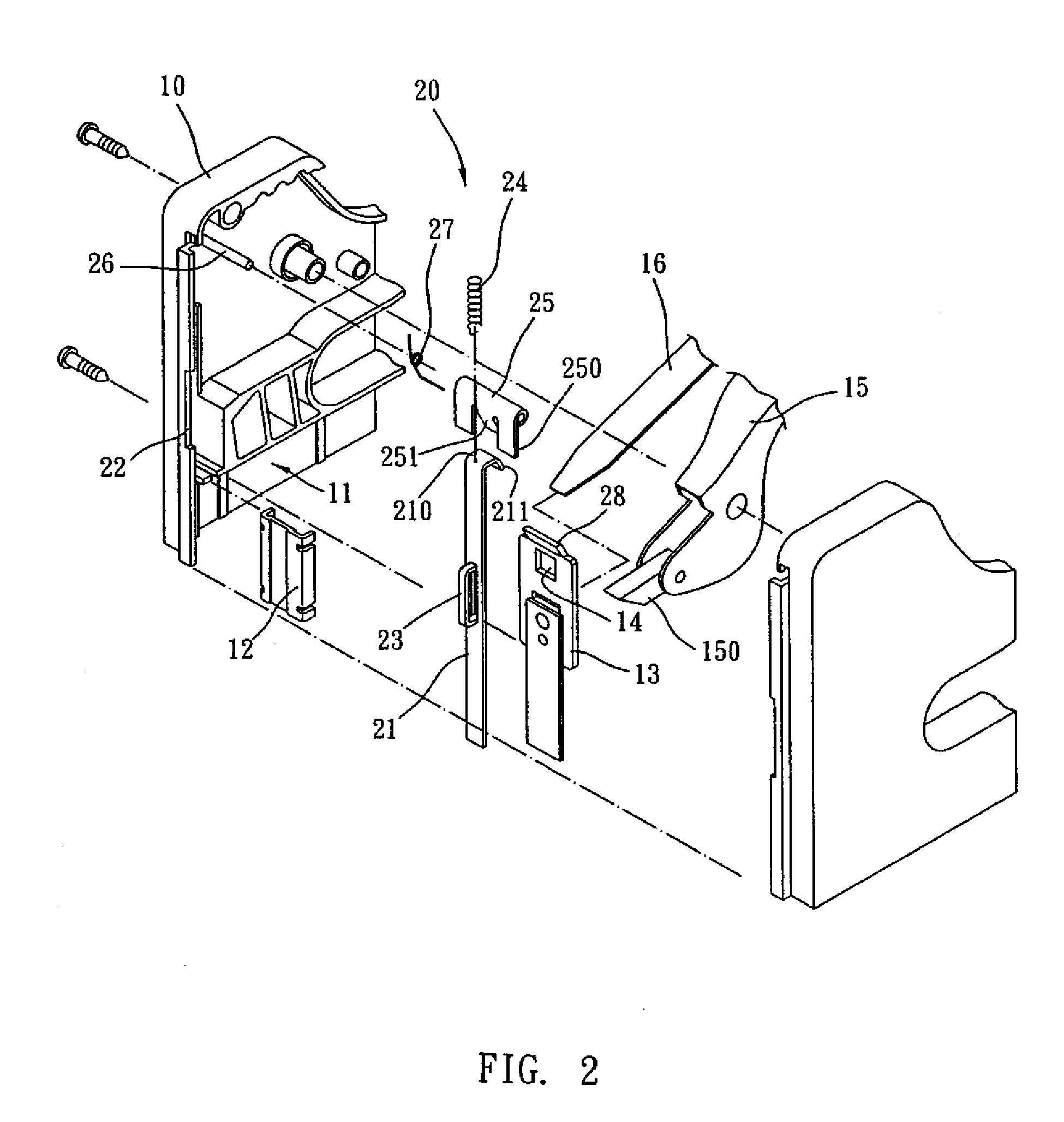 Safety of nailing device