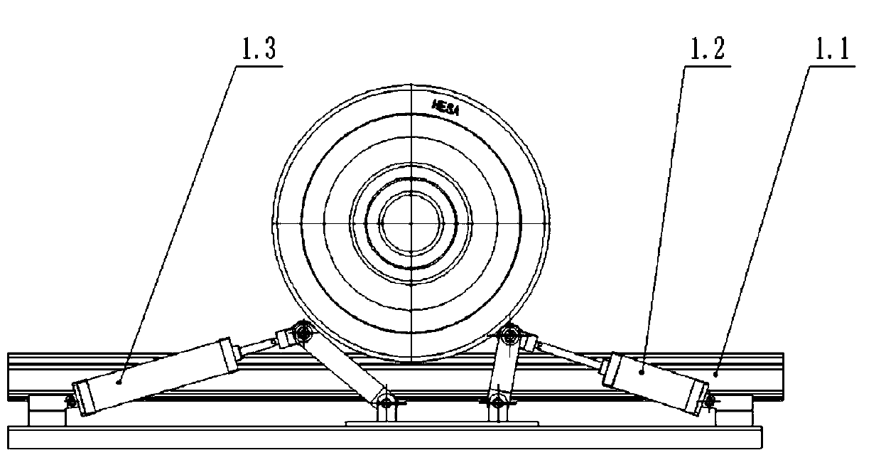 Full-automatic CNC paint and rust remover for railway wagon axles