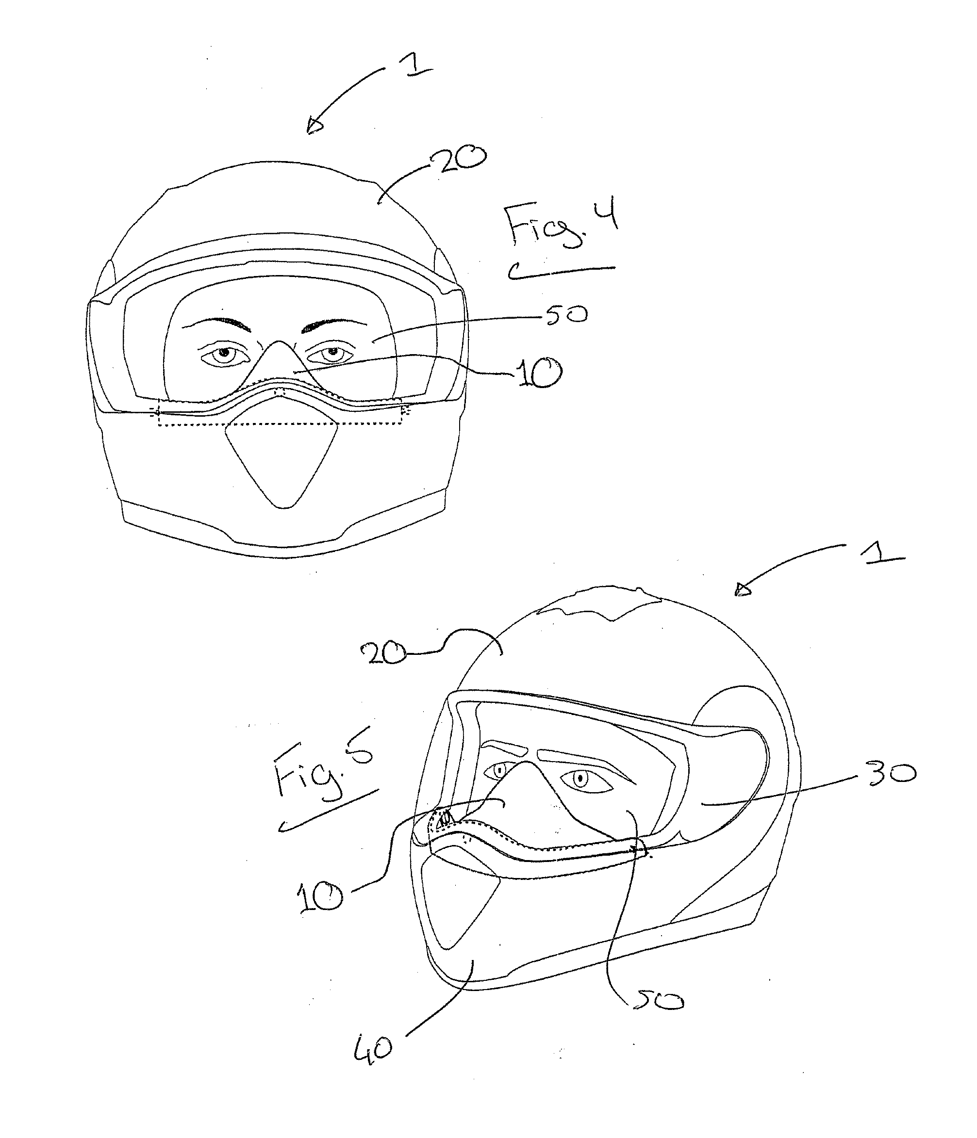Helmet Breath Guard