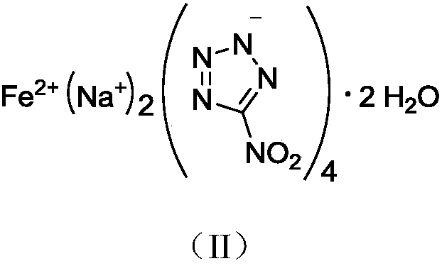 Di(1,5-dinitramine tetrazole)-potassium zincate tetrahydrate compound