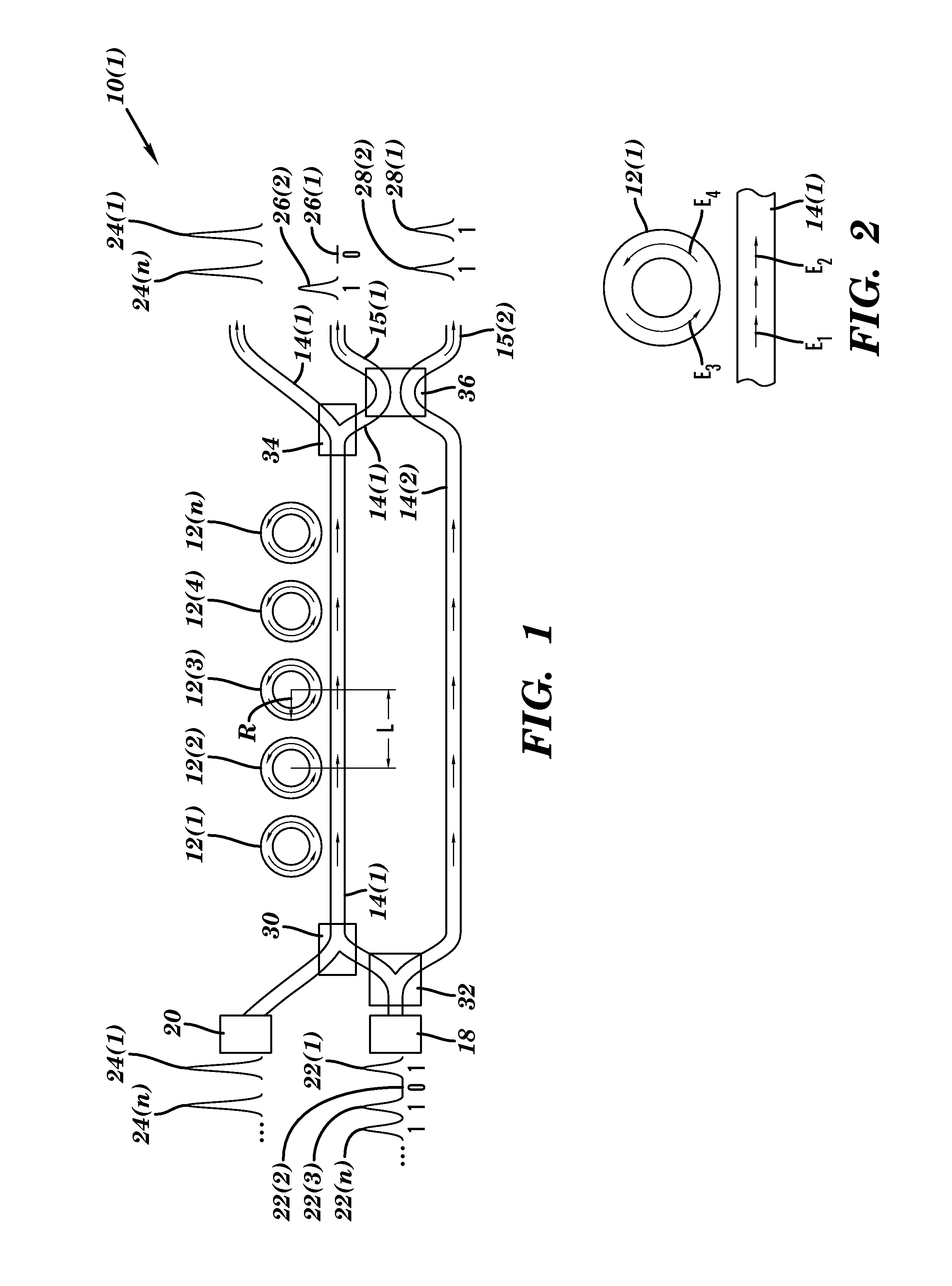 Apparatus with a series of resonator structures situated near an optical waveguide for manipulating optical pulses