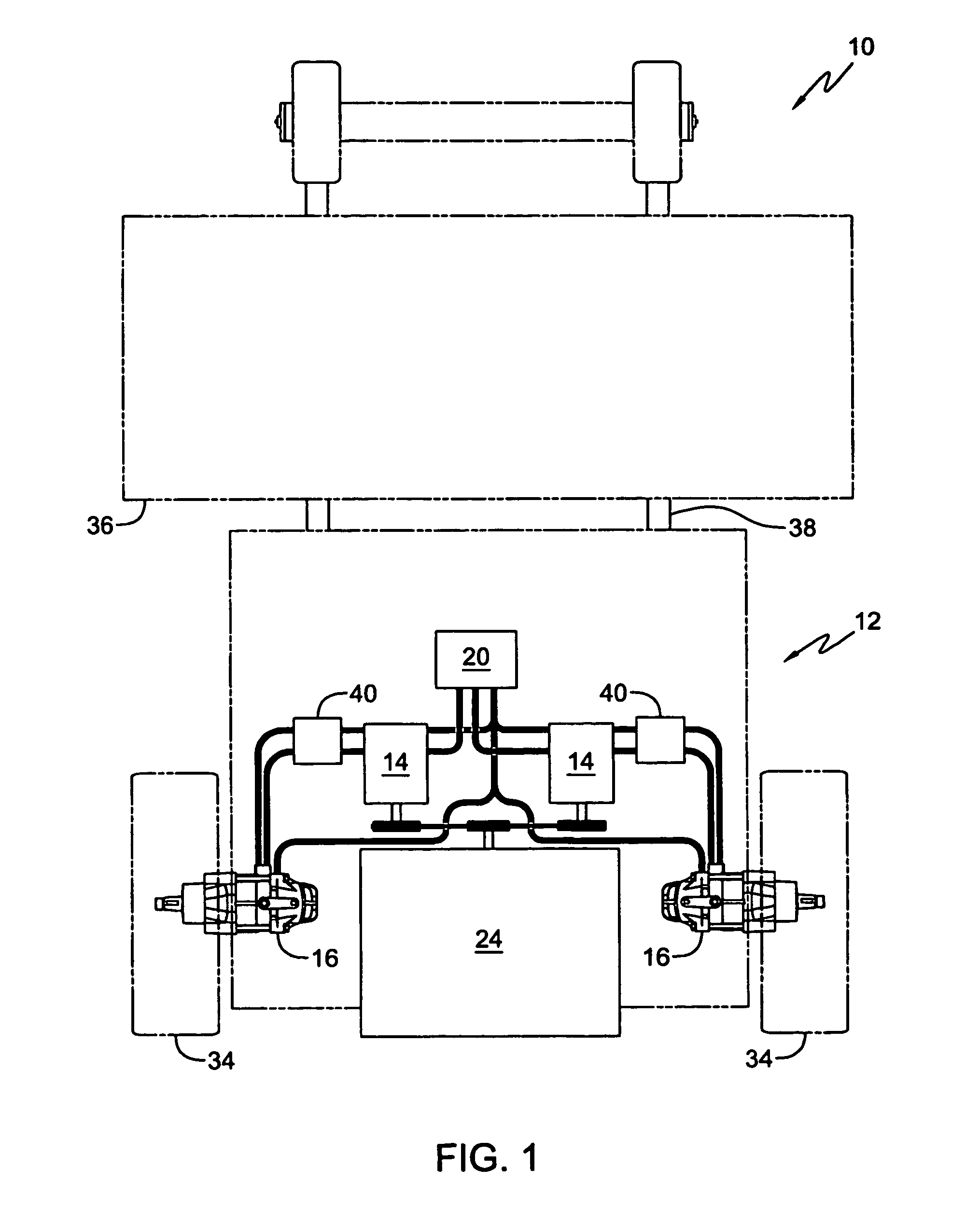 Valve for a hydraulic drive apparatus