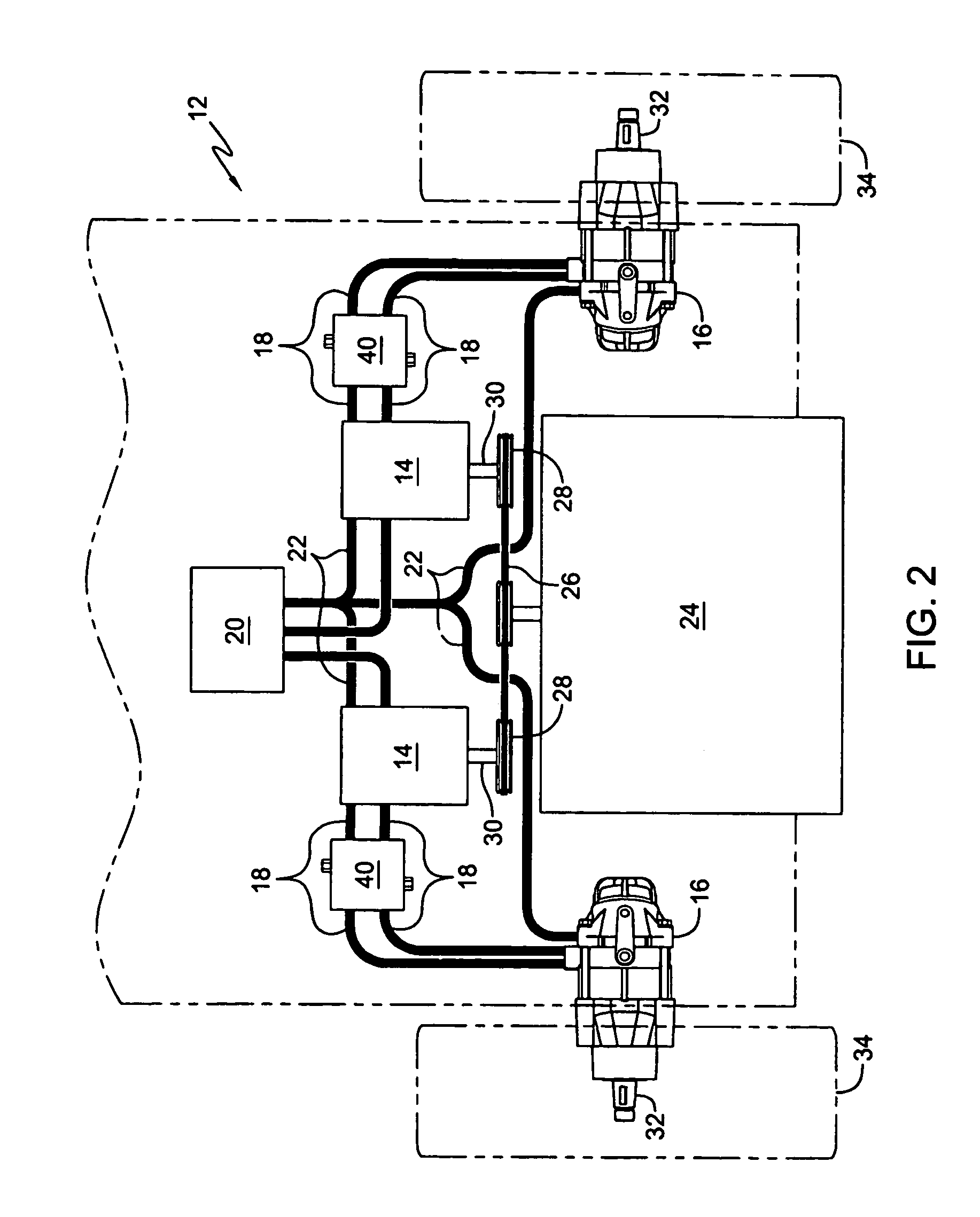 Valve for a hydraulic drive apparatus